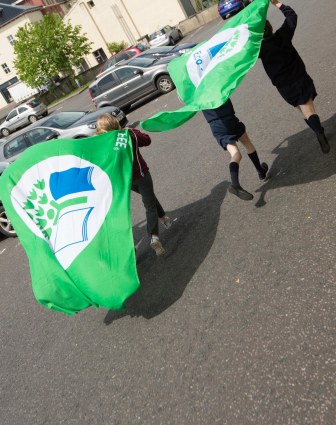 Green Flags flying 20th Anniversary of Green-Schools Celebrated in Donegal